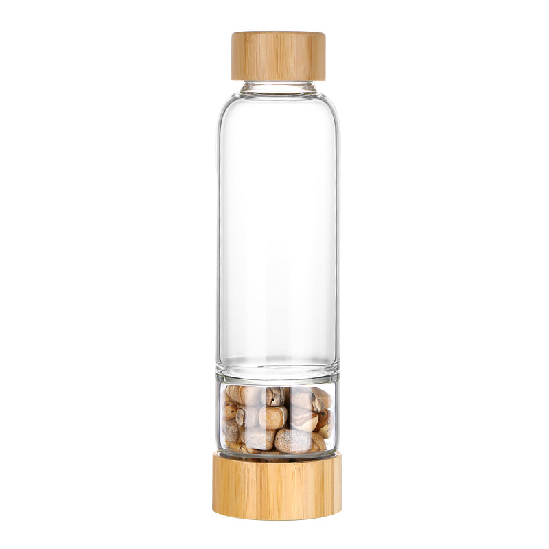 Crystal Elixir Bamboo Water Bottle