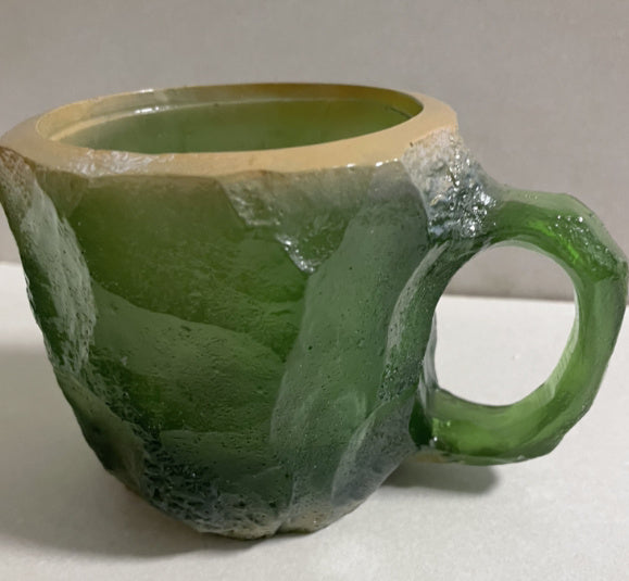 Resin Mineral Crystal Coffee Mug With Handles