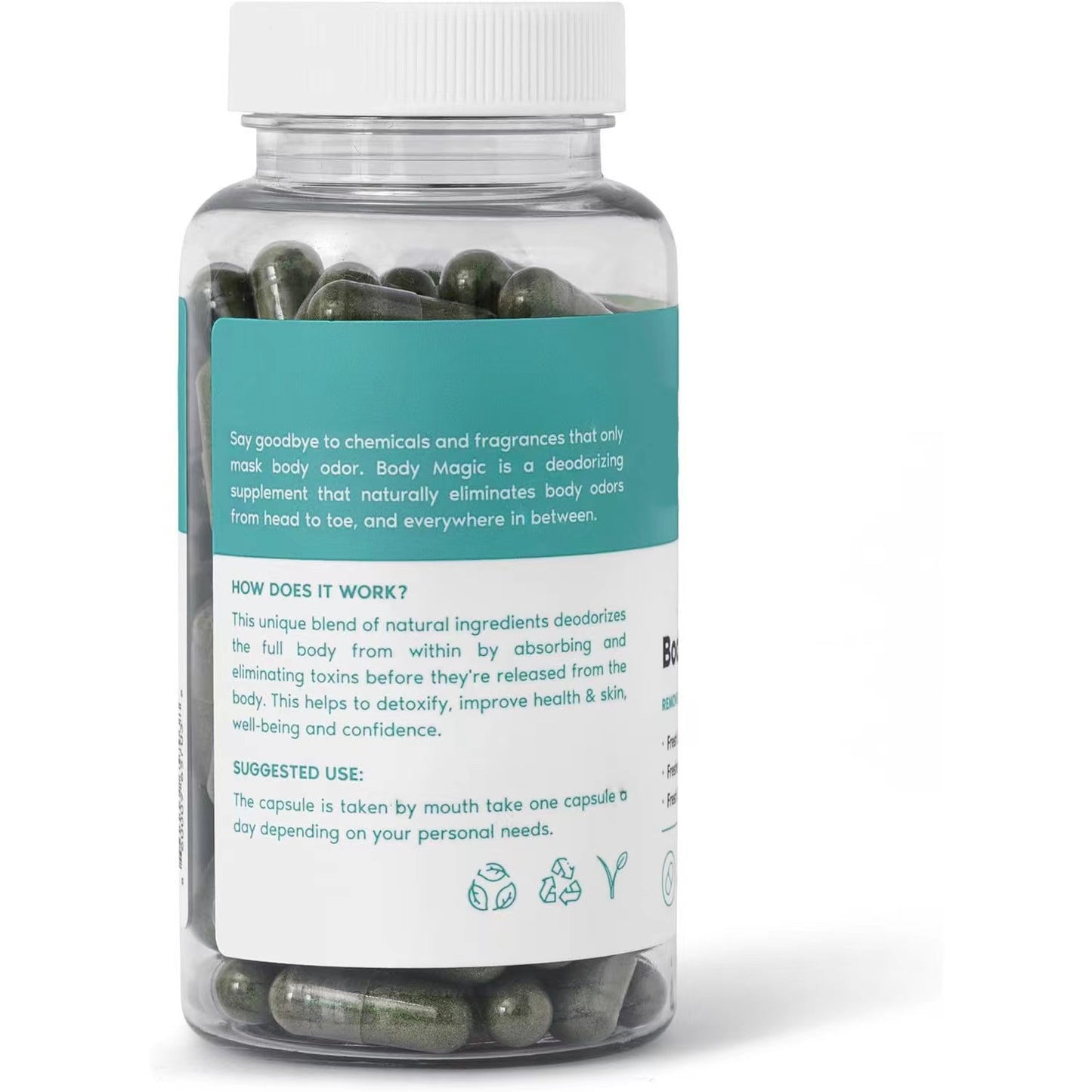 Chlorophyll Capsules Body Magic Capsules GMP Chlorophyll Capsules