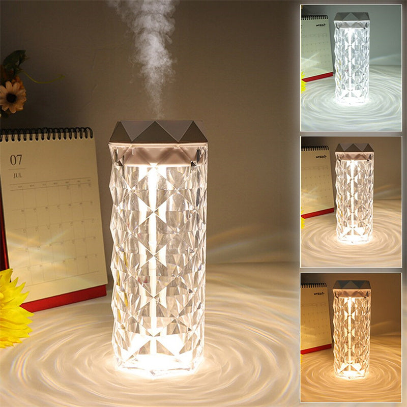 ✨ Delicate Lotus Crystal Light Humidifier ✨