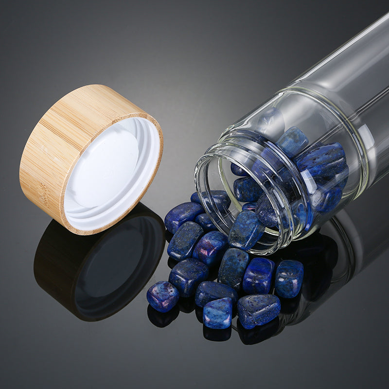 Crystal Elixir Bamboo Water Bottle