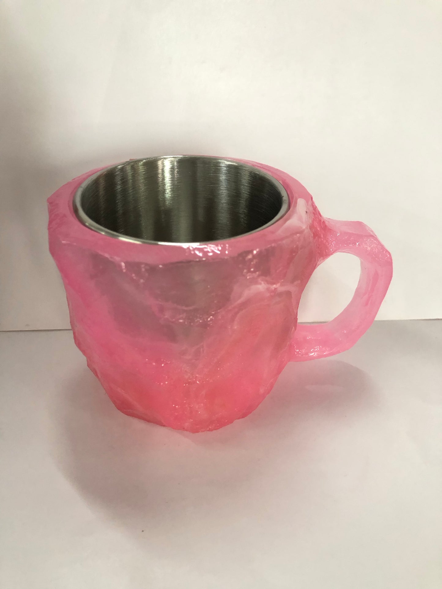 Resin Mineral Crystal Coffee Mug With Handles