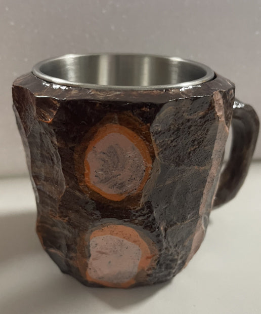 Resin Mineral Crystal Coffee Mug With Handles